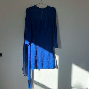 Shimmery Blue Classy night-on-the-town or fancy date night dress